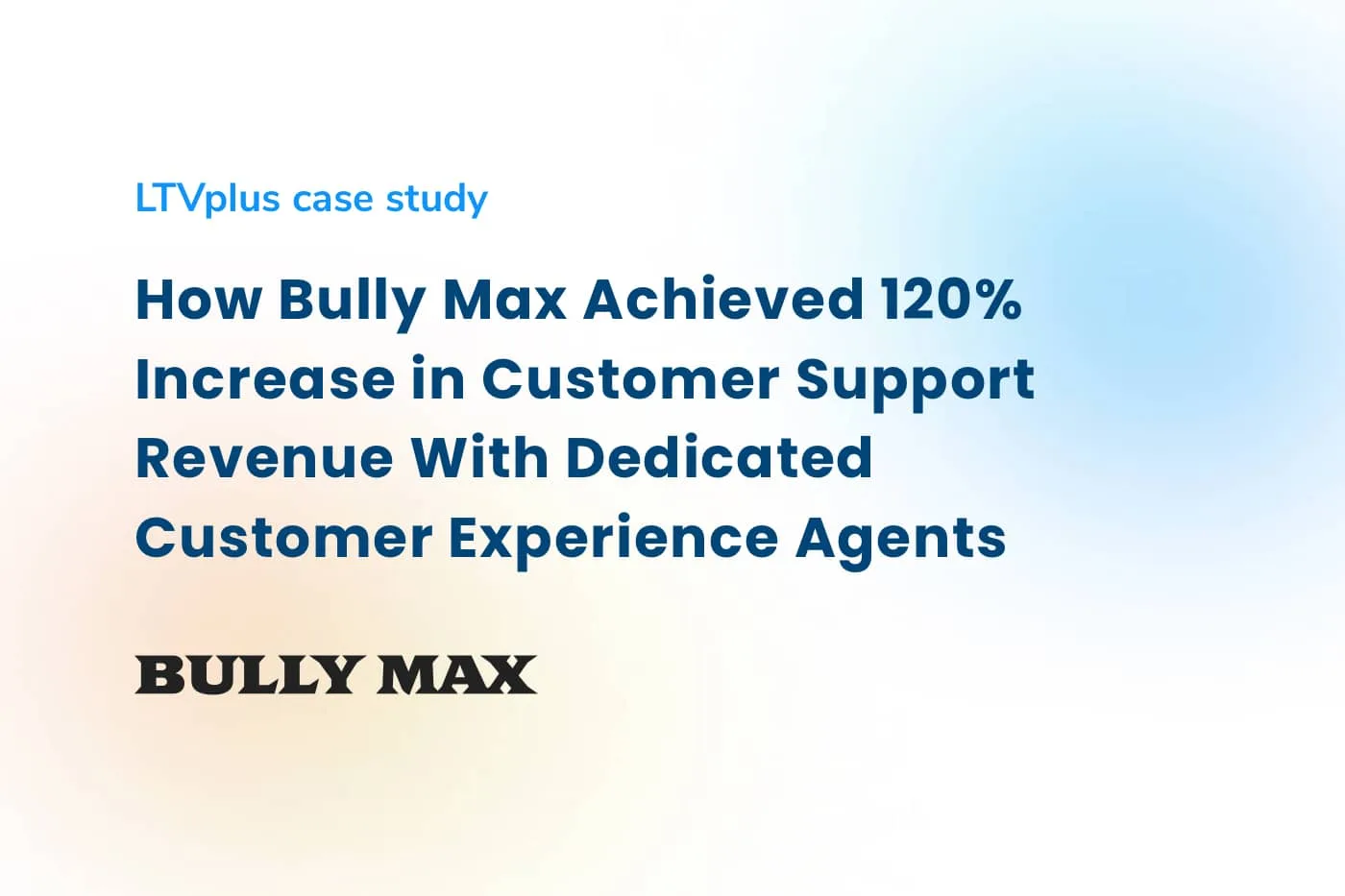 How Bully Max achieved 120% increase in customer support revenue