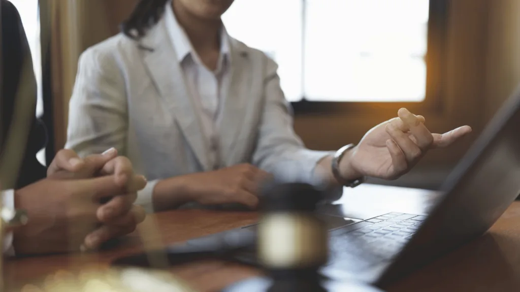 A customer service tool being studied by a team member