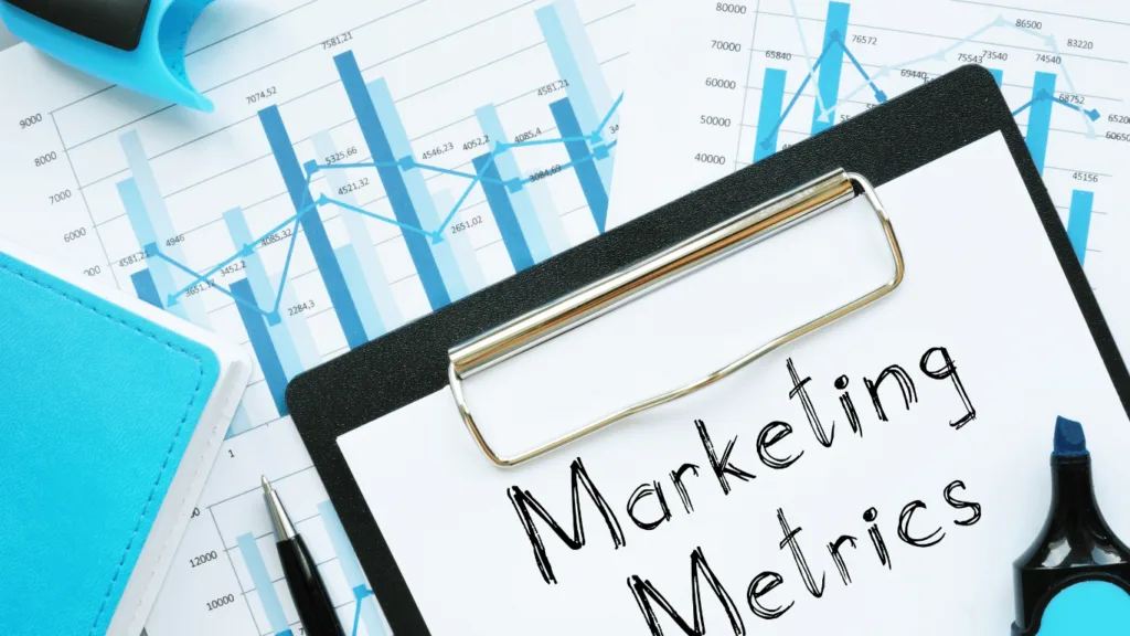 Customer churn data being shown in a graph
