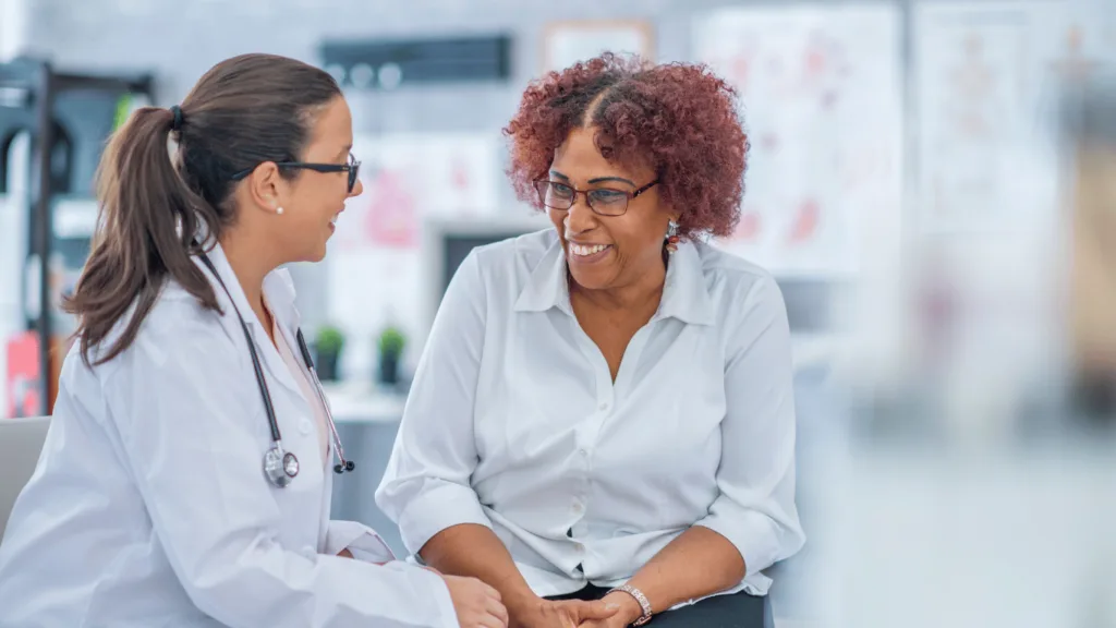 Happy and satisfied patient experience