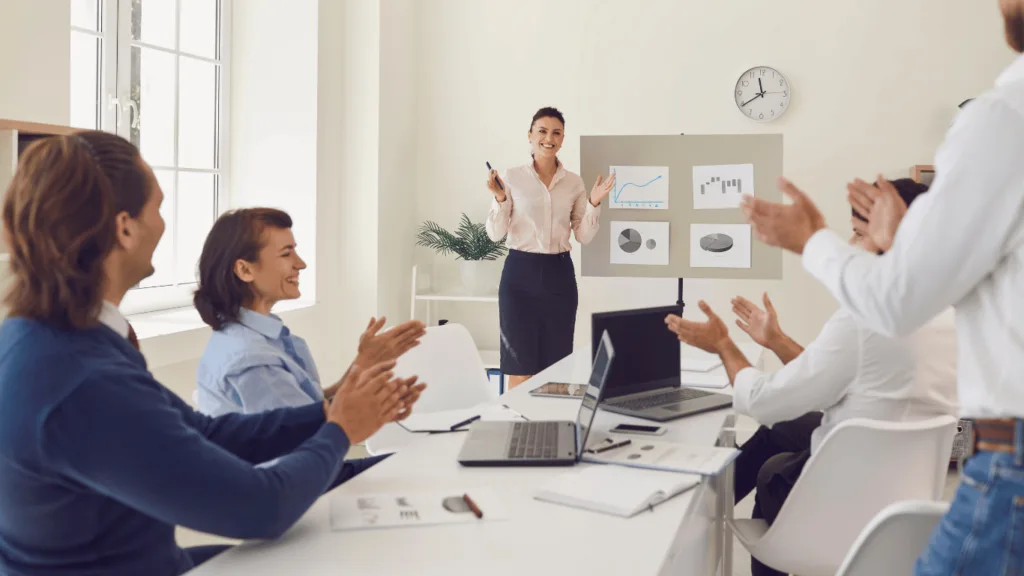 Customer experience tram discussing other metrics like customer lifetime value, active customers, and even monthly recurring revenue.