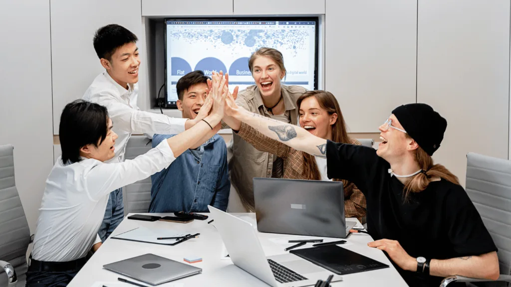 Support team discussing costs related to chat support