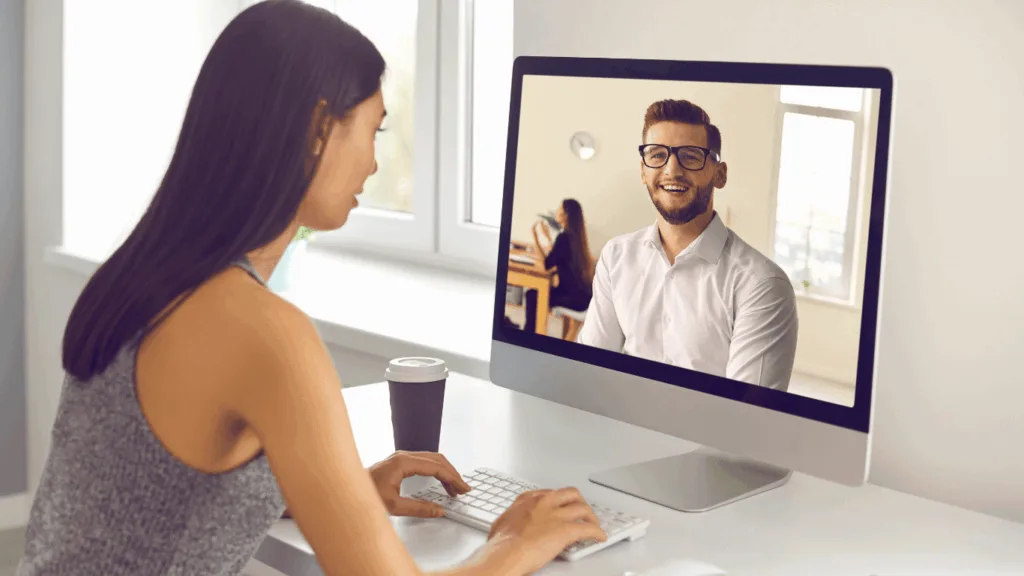 Job interview for an open VA position