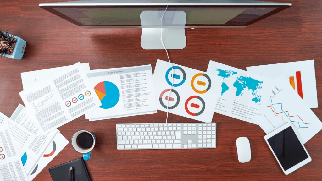 Customer journey map example being studied by customer teams