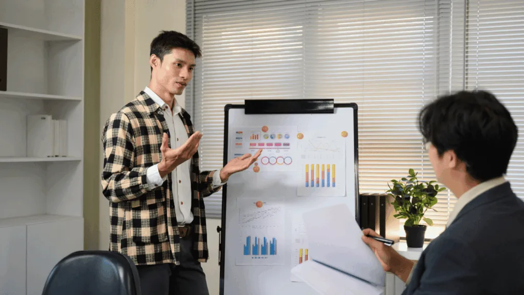 Remote team discussing policies for improving employee productivity