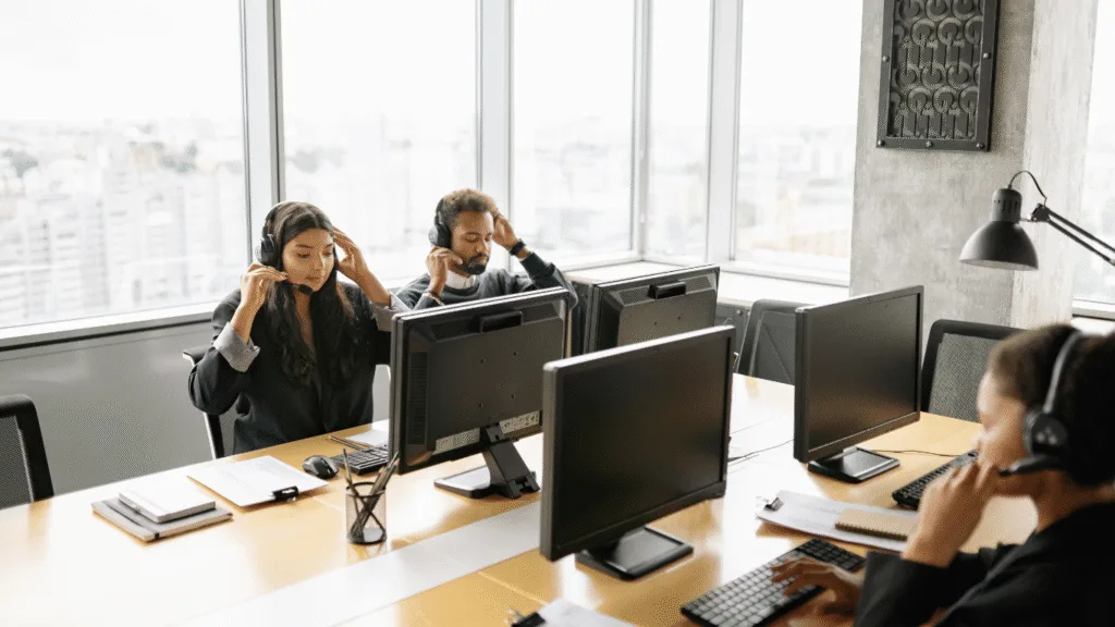 Customer support agents responding to support tickets across multiple channels