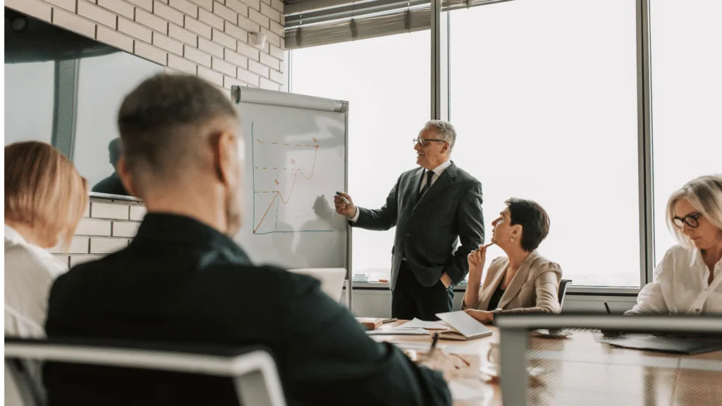 Customer support teams conducting a workshop on improving customer journeys