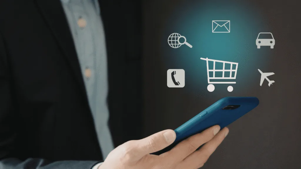 Support channels for ecommerce illustration